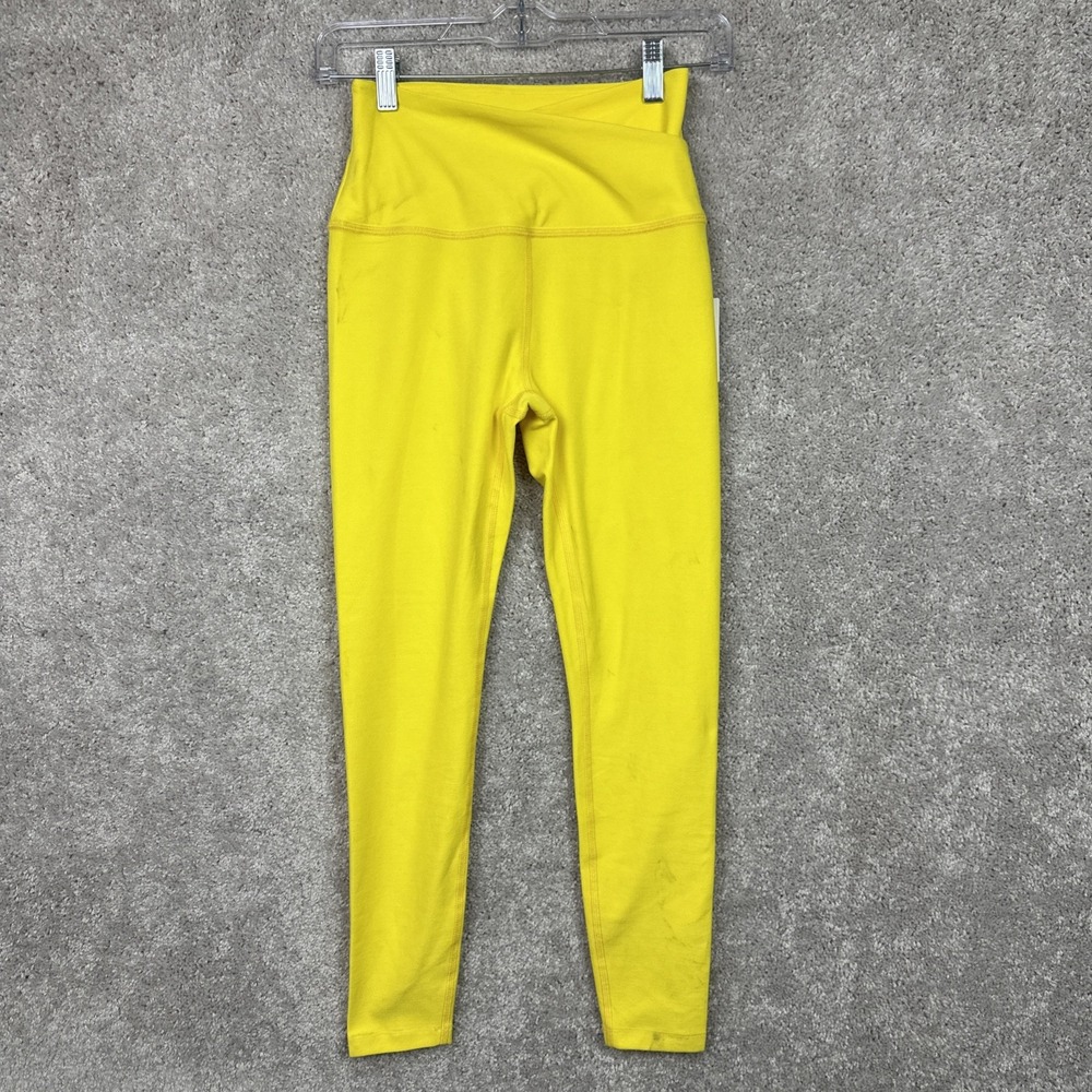 *READ* Beyond Yoga S/P/P At Your Leisure High Waisted Midi Legging SD3463 Yellow